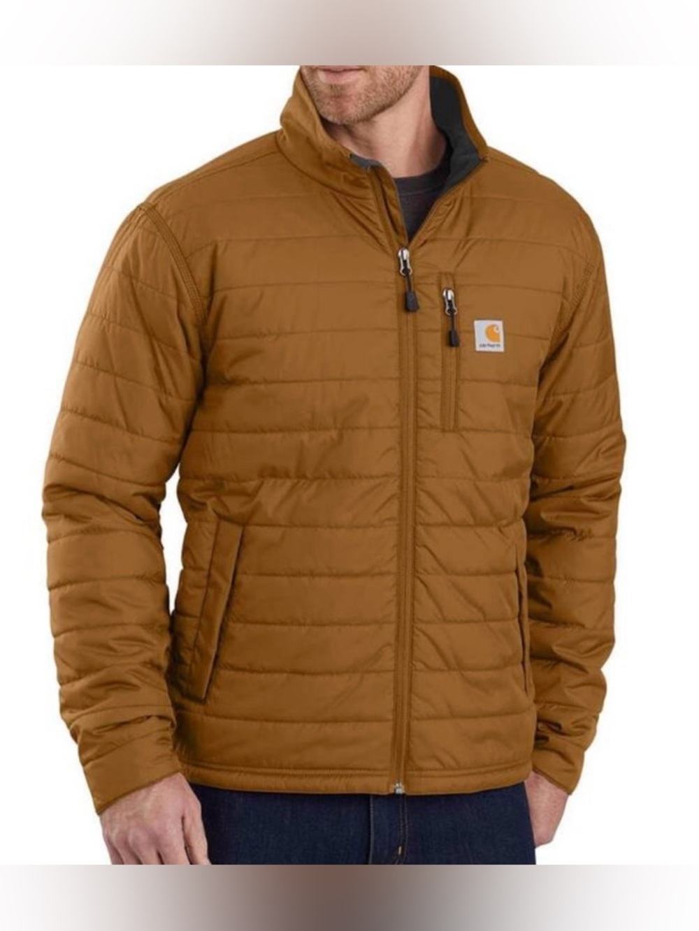 Carhartt Rain Defender 2XL men NWT Relaxed Fit Lightweight insulate jacket brown